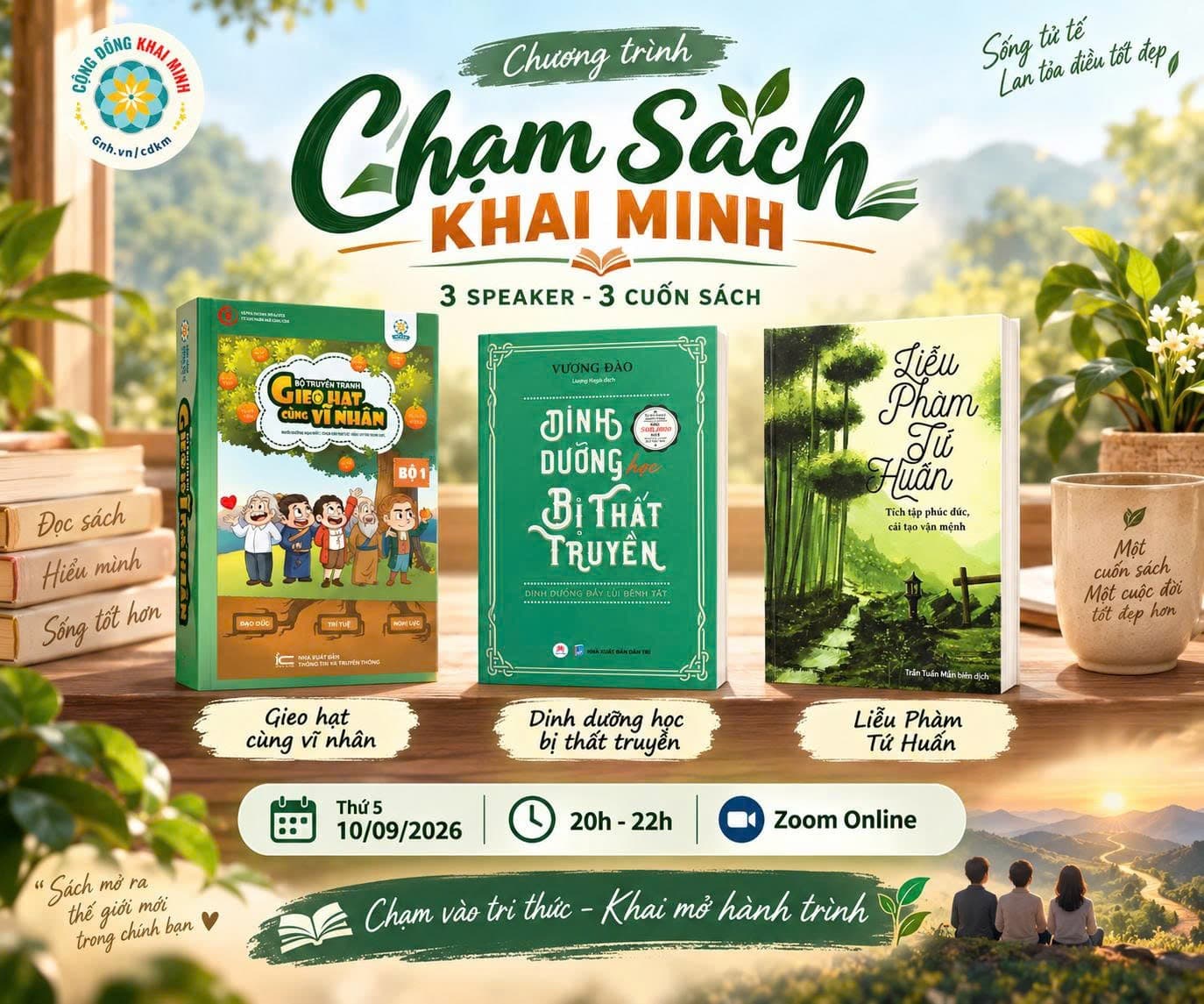 📚 CHẠM SÁCH KHAI MINH 📚