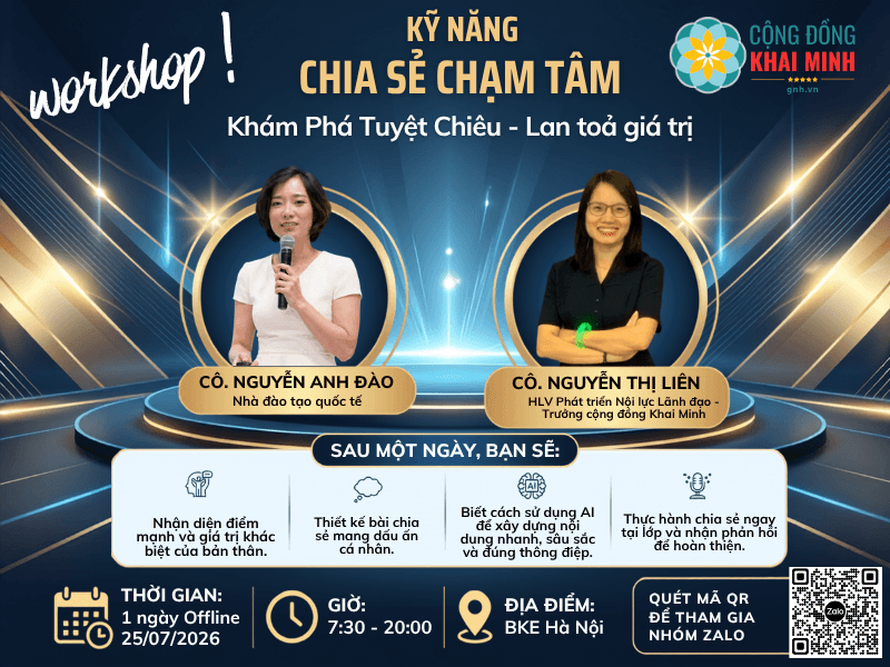 Kỹ năng chia sẻ truyền cảm hứng