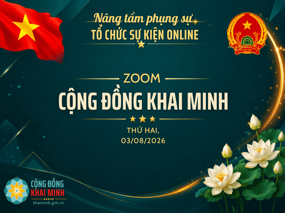 Zoom thứ Hai| Nâng tầm phụng sự- QUY TRÌNH TỔ CHỨC BUỔI CHIA SẺ CỘNG ĐỒNG TRÊN ZOOM (Trước – Trong – Sau)